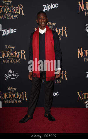 Jayden Fowora-Knight 10/29/2018 La première mondiale de 'Casse-Noisette et l'arrivée des quatre royaumes qui s'est tenue à La Ray Dolby Ballroom à Los Angeles, CA Photo : Cronos/Hollywood News Banque D'Images