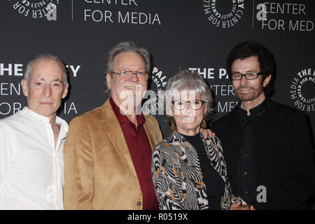 Eliot Feld, Russ Tamblyn, Rita Moreno, George Chakiris 10/11/2018 Le Paley Center for Media à Beverly Hills partenaires avec des mots sur la danse à présent, 'mots sur la danse : Jerome Robbins et West Side Story' qui s'est tenue à l'Paley Center for Media à Beverly Hills, CA Photo : Cronos/Hollywood News Banque D'Images