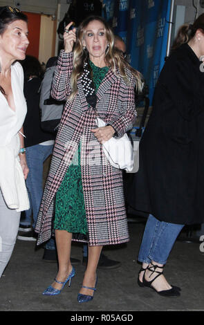 New York, NY, USA. Nov 2, 2018. Sarah Jessica Parker à vivre avec Kelly et Ryan pour parler de nouveau film Ici et maintenant à New York. 02 novembre, 2018. Credit : Rw/media/Alamy Punch Live News Banque D'Images