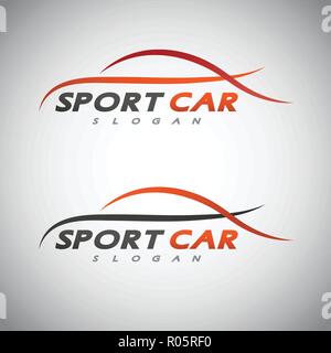 Résumé de la conception automobile voiture concept sujets logo vector modèle. Vector illustration Illustration de Vecteur