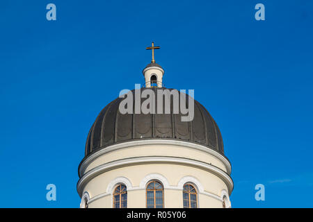 La Cathédrale Métropolitaine Nativité du Seigneur, la cathédrale principale de l'Église orthodoxe moldave dans le centre de Chisinau, Moldova. Banque D'Images