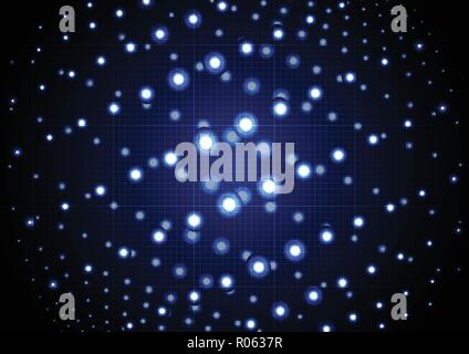 Plan directeur technologique mondial technique vecteur conception d'arrière-plan Illustration de Vecteur