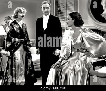 MY MAN GODFREY 1936 Universal Pictures film avec de gauche à droite : Carole Lombard, William Powell, Gail Patrick Banque D'Images