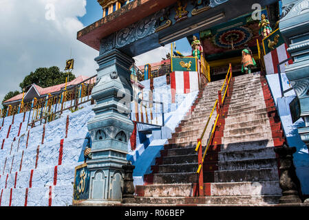 Sri Subramaniya Swamy Temple Hindou, Munnar, Western Ghats Montagnes, Kerala, Inde, Asie Banque D'Images