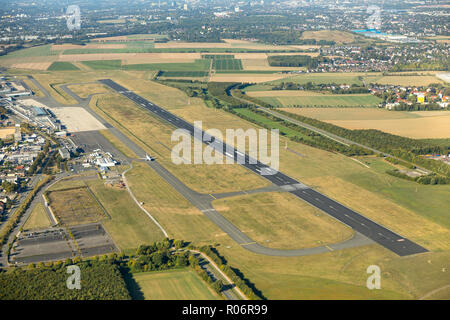 Airport Dortmund, la piste 24, la piste 24, des problèmes de bruit, de circulation, Wickeder Chaussee, Dortmund, aéroport régional, Aviation, aéroport, Ruhr, Nord, Banque D'Images