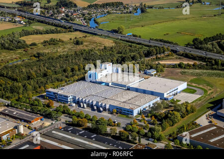 Photographie aérienne, usine à Uentrop PCI Industrial Estate, Uentrop, Hamm, Ruhr, Rhénanie du Nord-Westphalie, Allemagne, DEU, l'Europe, vue aérienne, les oiseaux- Banque D'Images