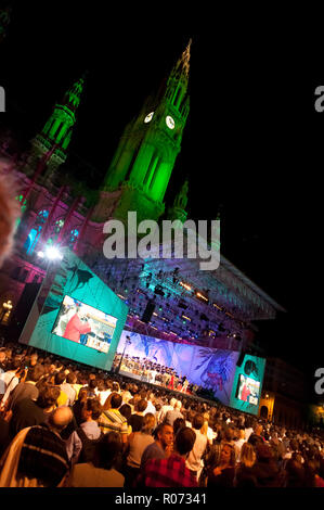 Wien, Rathaus, Festwocheneröffnung - Vienne, Hôtel de Ville, Concert d'ouverture de Wiener Festwochen Banque D'Images