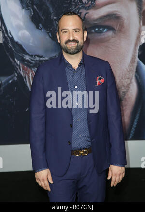 Assister à des célébrités e première mondiale de "VENOM" au Regency Village Theatre. Avec : Steve Zissis Où : Westwood, California, United States Quand : 01 Oct 2018 Crédit : Brian à/WENN.com Banque D'Images