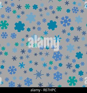 Seamless Flocon Chunky Illustration de Vecteur