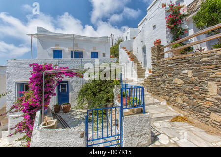 Les villages de Tinos Banque D'Images