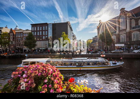 Musée d'Anne Frank à Amsterdam Banque D'Images