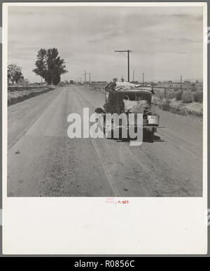 Phot de la grande dépression en Amérique dans les années 1930, Banque D'Images