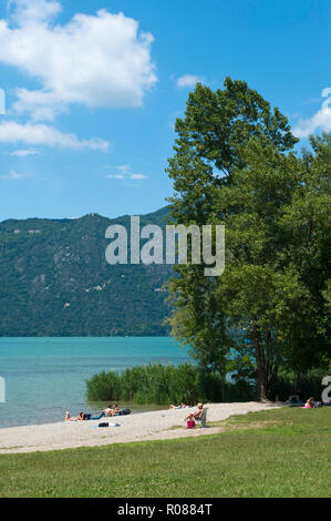 Lac du Bourget, Savoie, France, Europe. Banque D'Images