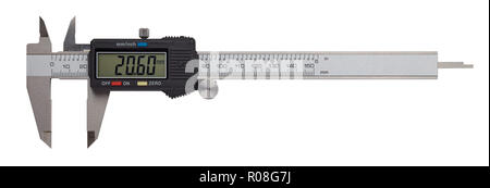 Vernier pour mesure précise d'objets Banque D'Images