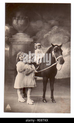 American Vintage enfant photo Banque D'Images