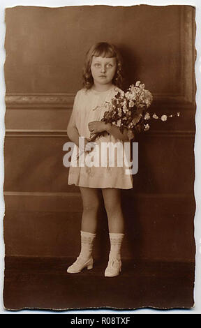 American Vintage enfant photo Banque D'Images