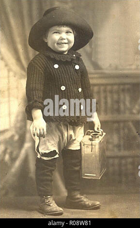 American Vintage enfant photo Banque D'Images