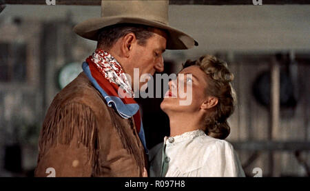 HONDO 1953 Warner Bros film avec John Wayne et Geraldine Page Banque D'Images