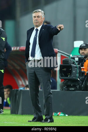 Stadio San Paolo, Naples, Italie. Nov 2, 2018. Football Serie A, Naples contre Empoli ; Carlo Ancelotti manager de Napoli : Action Crédit Plus Sport/Alamy Live News Banque D'Images