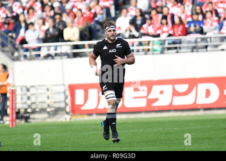Tokyo, Japon. 06Th Nov, 2018. Luke Whitelock de la Nouvelle-Zélande au cours de la test-match de rugby entre le Japon et la Nouvelle-Zélande au Ajinomoto Stadium à Tokyo, Japon le 3 novembre 2018. Credit : AFLO/Alamy Live News Crédit : AFLO Co.,Ltd/Alamy Live News Banque D'Images