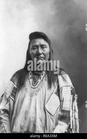 Le chef Joseph (1840-1904], Nez Perce Chef, Portrait par Rudolph B. Scott, 1899 Banque D'Images