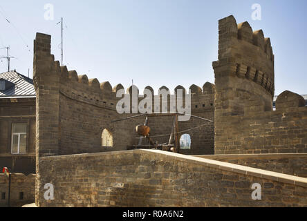 Icheri Sheher à Bakou. L'Azerbaïdjan Banque D'Images