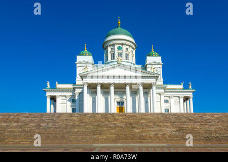 Cathédrale d'Helsinki est l'Église évangélique luthérienne de Finlande cathédrale du diocèse de Helsink situé dans le district de Kruununhaka dans le centre de Banque D'Images