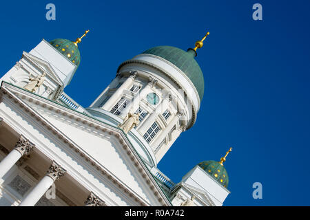 Cathédrale d'Helsinki est l'Église évangélique luthérienne de Finlande cathédrale du diocèse de Helsink situé dans le district de Kruununhaka dans le centre de Banque D'Images