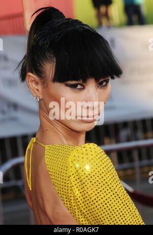 Bai Ling - X-Files Je veux croire Premiere au Chinese Theatre de Los Angeles. portrait contact visuel se 40 Red Carpet Event, Vertical, USA, Cinéma, Célébrités, photographie, Bestof, Arts, Culture et divertissement, Célébrités Topix fashion / Vertical, Best of, événement dans la vie d'Hollywood, Californie - Tapis rouge et en backstage, USA, Cinéma, Célébrités, cinéma, télévision, Célébrités célébrités musique, photographie, Arts et culture, Bestof, divertissement, Topix headshot, vertical, une personne, à partir de l'an 2008, enquête tsuni@Gamma-USA.com Banque D'Images