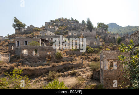 Village fantôme de Kayakoy Banque D'Images