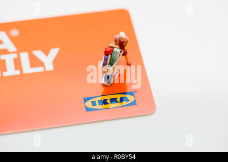 Carte de fidélité Ikea Family Banque D'Images