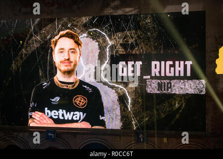 Image éditoriale d'un Counter Strike : Global Offensive tournoi esports event. Banque D'Images