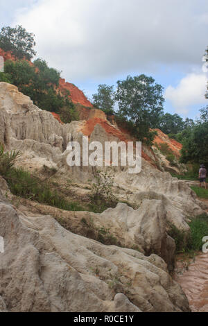 Fairytale ruisseau, rivière pierre de sable à mui ne vietnam Banque D'Images