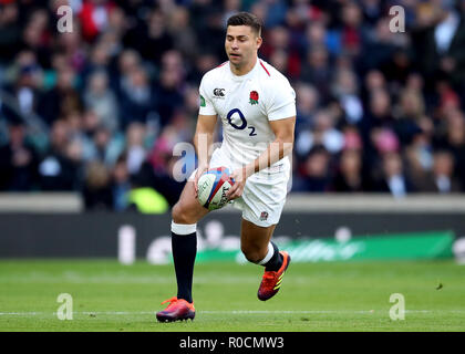 Ben Youngs l'Angleterre au cours de l'automne match international au stade de Twickenham, Londres Banque D'Images