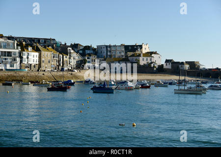 Soleil du matin sur St Ives, Cornwall, Angleterre Banque D'Images