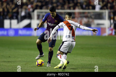 Madrid, Espagne. 29Th sep 2018. Luis Suarez (FC Barcelone) vu pendant le match de la Liga entre Rayo Vallecano et le FC Barcelone au stade Vallecas à Madrid. Credit : Manu Haiti/SOPA Images/ZUMA/Alamy Fil Live News Banque D'Images