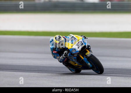 Le Circuit International de Sepang, Sepang, Malaisie. 4ème Nov, 2018. MotoGP de Malaisie, la journée de la course ; Marc VDS rider Thomas Luthi durant la course MotoGP : Action Crédit Plus Sport/Alamy Live News Banque D'Images