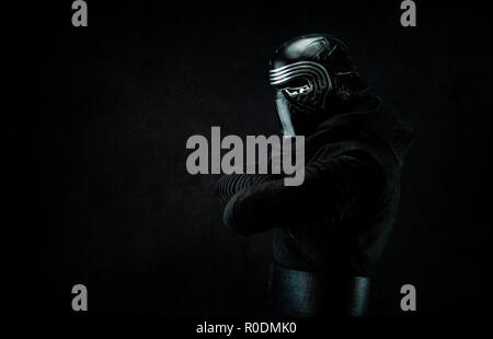 Le cosplay de Kylo Ren, 501e legion (Star Wars), Atelier Virateck Banque D'Images