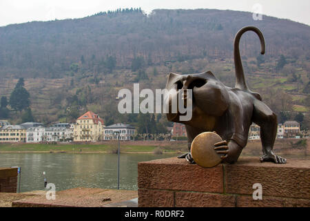 La ville de Heidelberg en Allemagne. Des Fragments. Banque D'Images