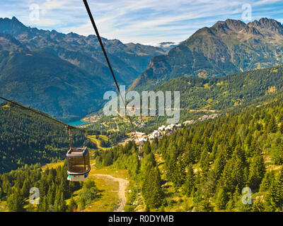 À l'Alpe d'Huez, Alpes, France Banque D'Images