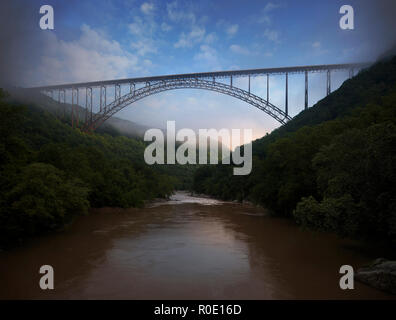 New River Gorge Bridge, Fayetteville County, West Virginia, USA Banque D'Images