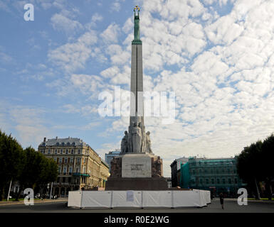 Monument de la liberté, Riga, Lettonie Banque D'Images