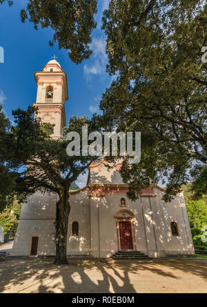 Chapelle St-Martin à Sisco, Cap Corse, Haute-Corse, Corse, France ministère Banque D'Images