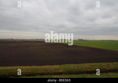 Le Macmillan Way. Le Lincolnshire. East Midlands. L'Angleterre. UK Banque D'Images