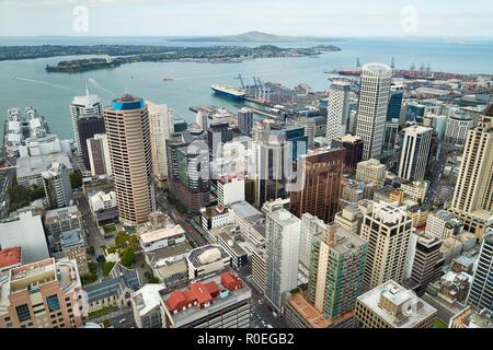 Auckland City panorama Banque D'Images