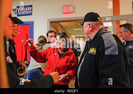 2018 Les élections de mi-mandat, Wisconsin Banque D'Images