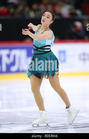 Rika Hongo (JPN), le 3 novembre 2018 - Patinage Artistique : ISU Grand Prix of Figure Skating 2018/2019 Grand Prix d'Helsinki 2018 féministe de patinage libre à l'Hôtel de Glace d'Helsinki, Helsinki, Finlande. (Photo de YUTAKA/AFLO SPORT) Banque D'Images