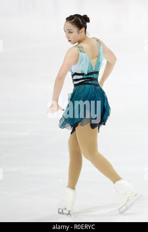 L'Hôtel de Glace d'Helsinki, Helsinki, Finlande. 29Th sep 2018. Rika Hongo (JPN), le 3 novembre 2018 - Patinage Artistique : Les Dames de patinage libre durant la finale du Grand Prix de patinage artistique à Helsinki l'Hôtel de Glace 2018/2019, Helsinki, Finlande. Credit : AFLO/Alamy Live News Banque D'Images