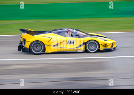 Monza, Italie. 4ème Nov 2018. Ferrari world championship 2018, course finale FXX : Monza Circuit italien ENI Crédit : Paysages/Alamy Live News Banque D'Images