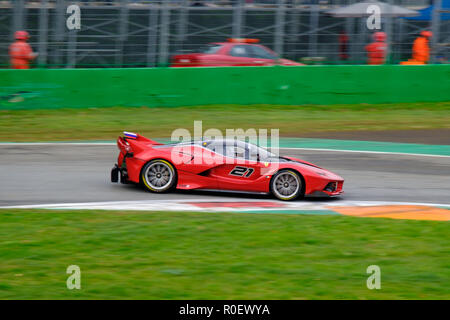 Monza, Italie. 4ème Nov 2018. Ferrari world championship 2018, course finale FXX : Monza Circuit italien ENI Crédit : Paysages/Alamy Live News Banque D'Images